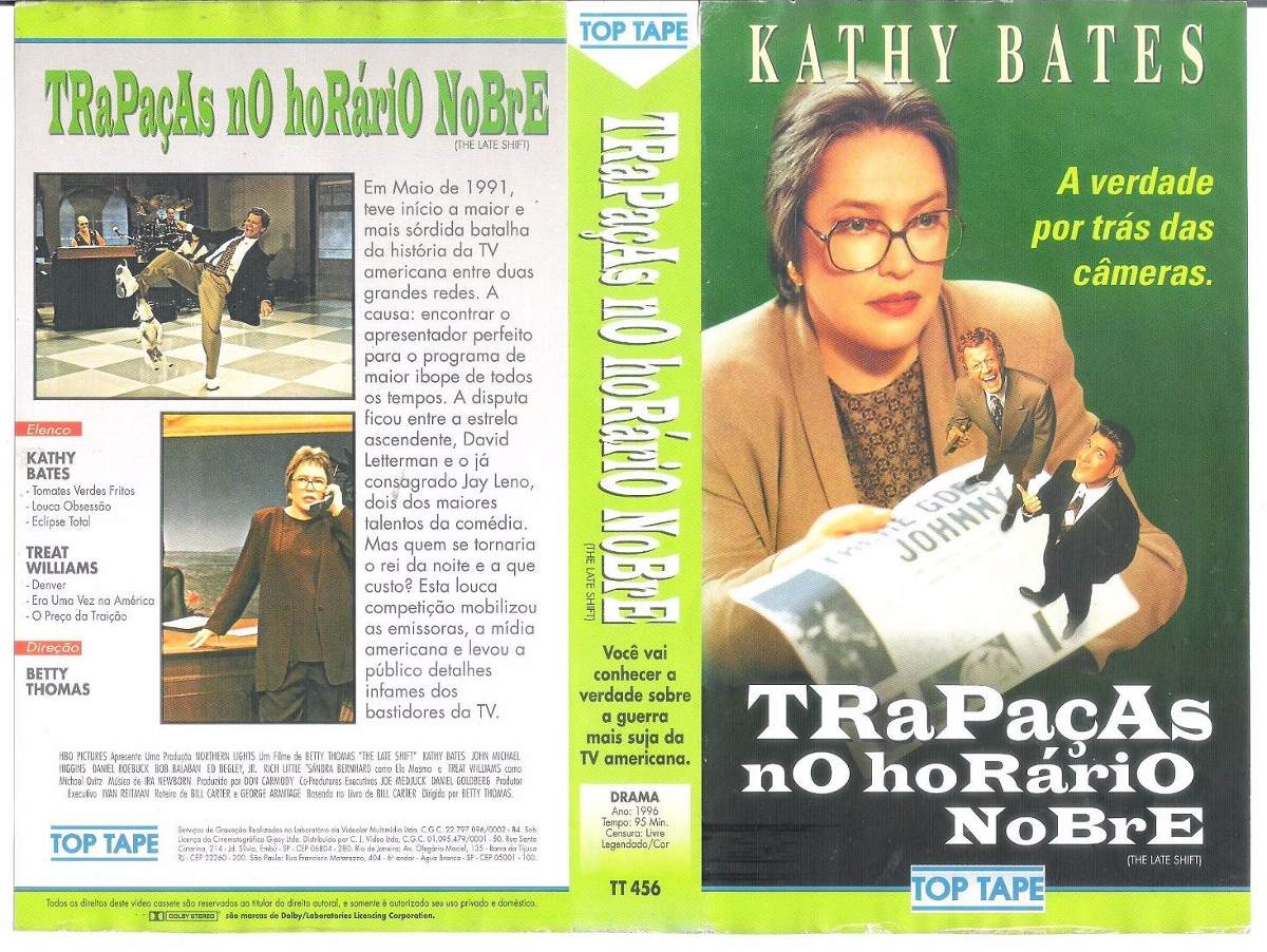 Trapaças no horário nobre (The late shift, Eua, 1996) – Estante VHS